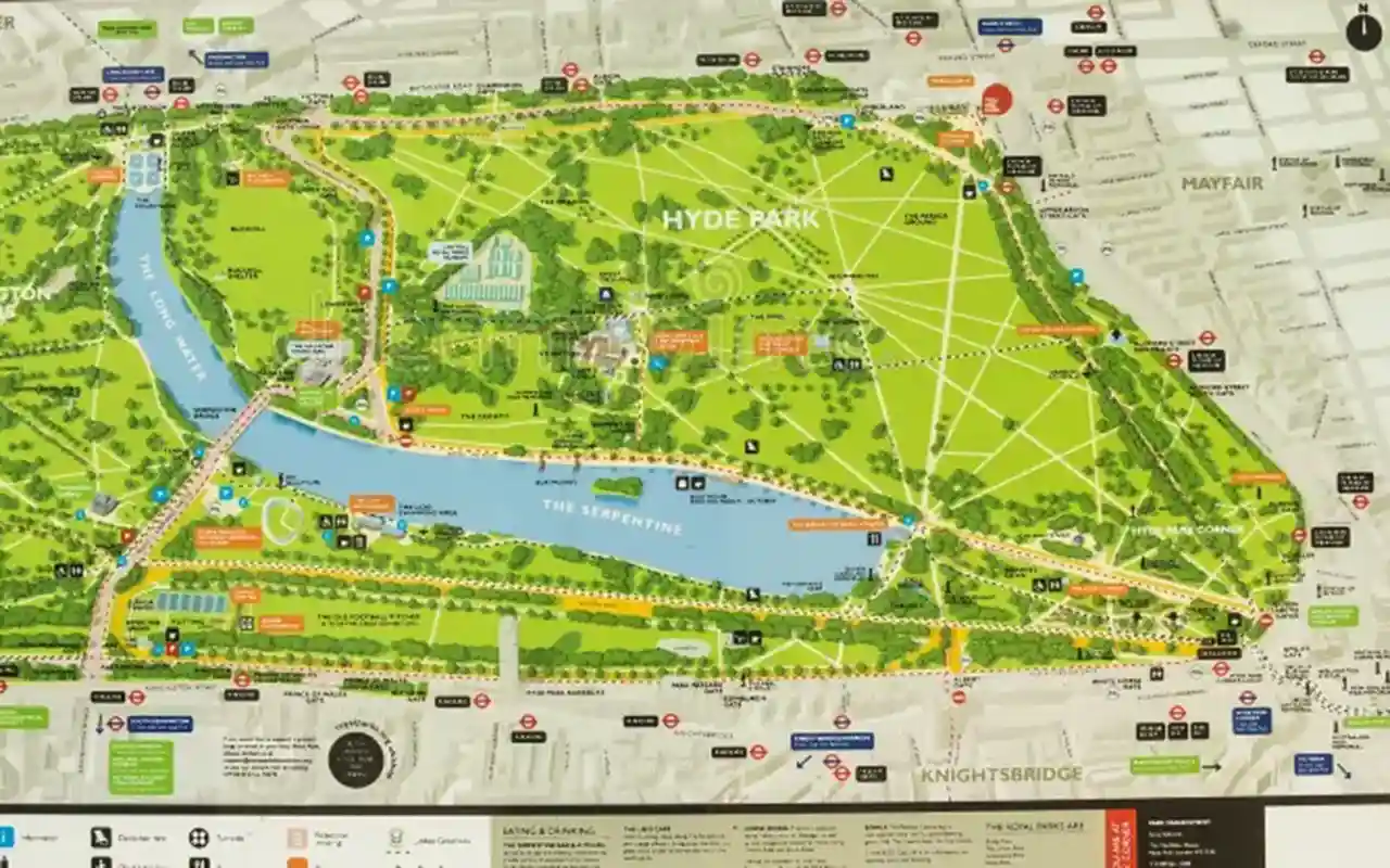 hyde-park-london-uk-map-june-detailed-125676104
